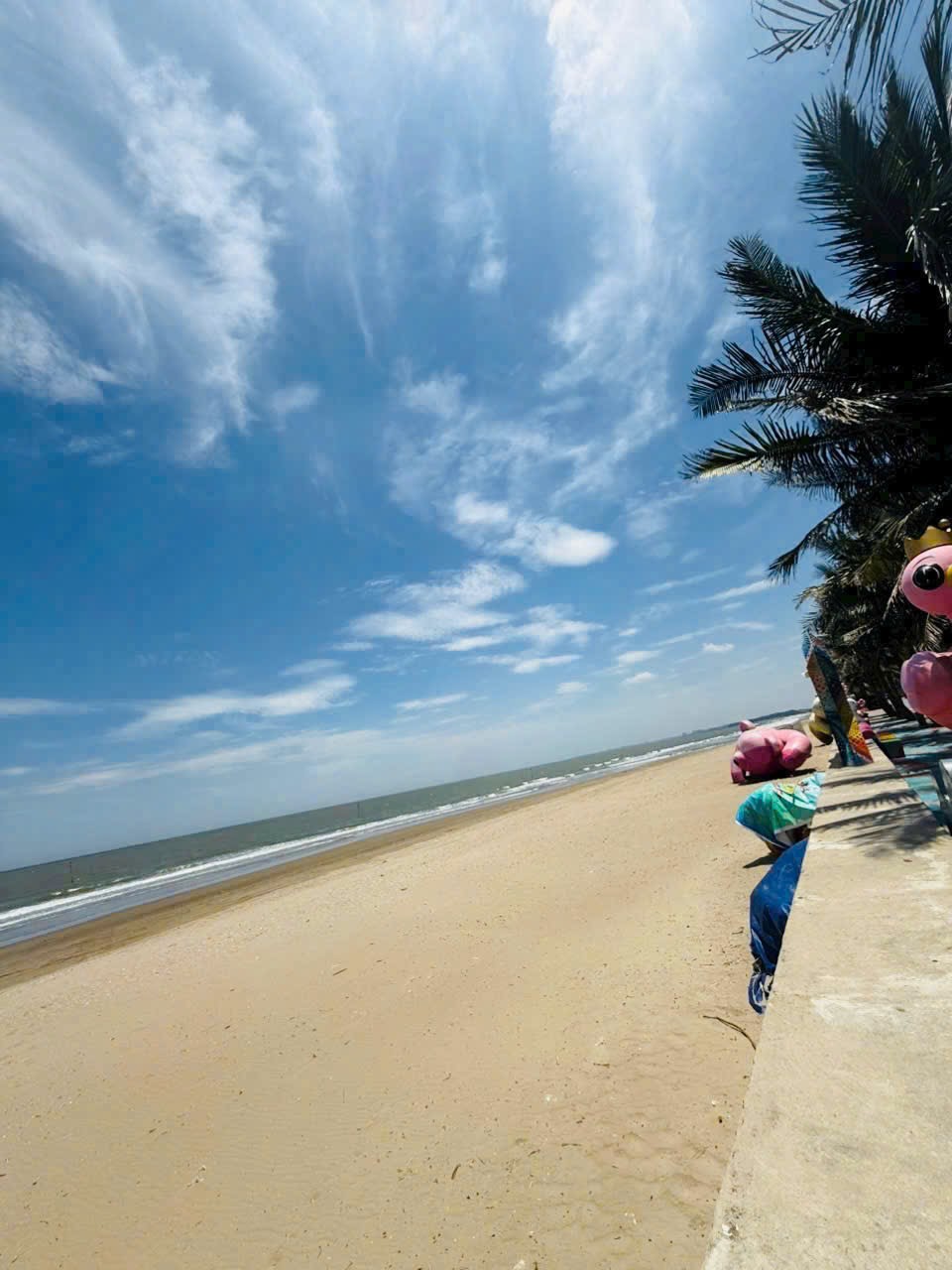 Cảnh biển Flamingo Hải Tiến nhìn từ xa